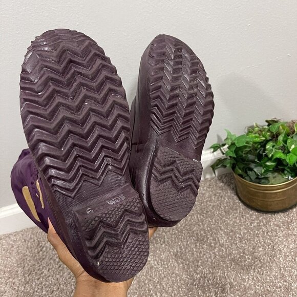 Sorel Vintage Snowlion Snow Boots Purple Waterproof Removable Insulation Size 6 - Picture 5 of 8